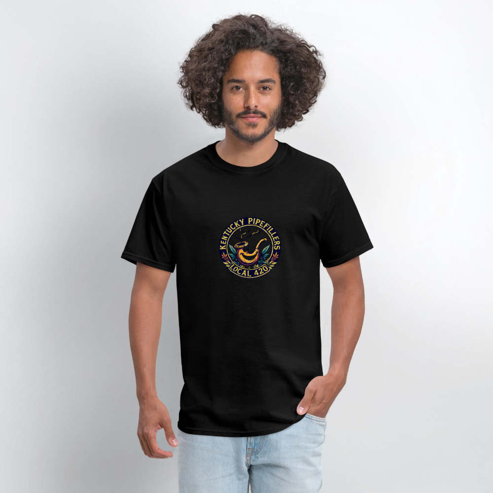 KENTUCKY  PIPEFILLERS LOCAL 420 Men's T-Shirt - black