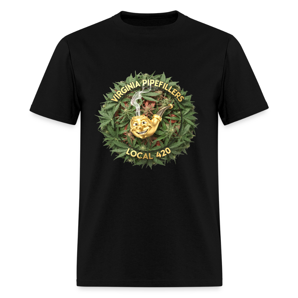 VIRGINIA PIPEFILLERS LOCAL 420 Men's T-Shirt - black