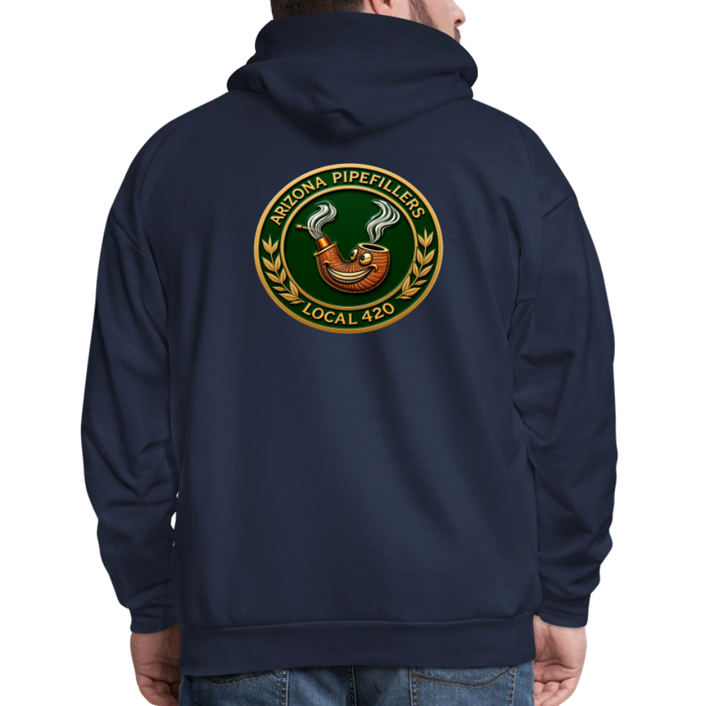 ARIZONIA PIPEFILLERS LOCAL 420 F/B DESIGN Men's Hoodie - navy