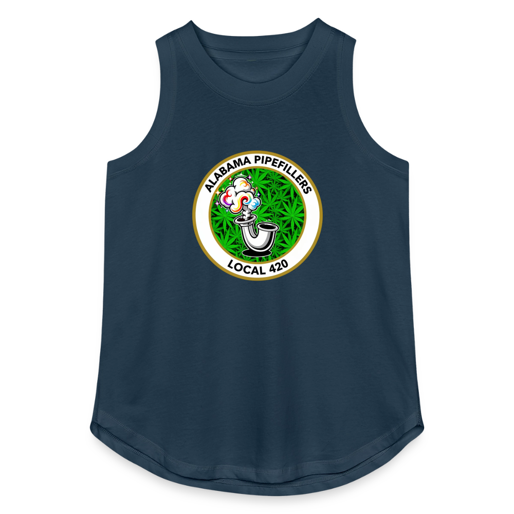 ALABAMA PIPEFILLERS LOCAL 420 Women's Relaxed Tank Top - denim