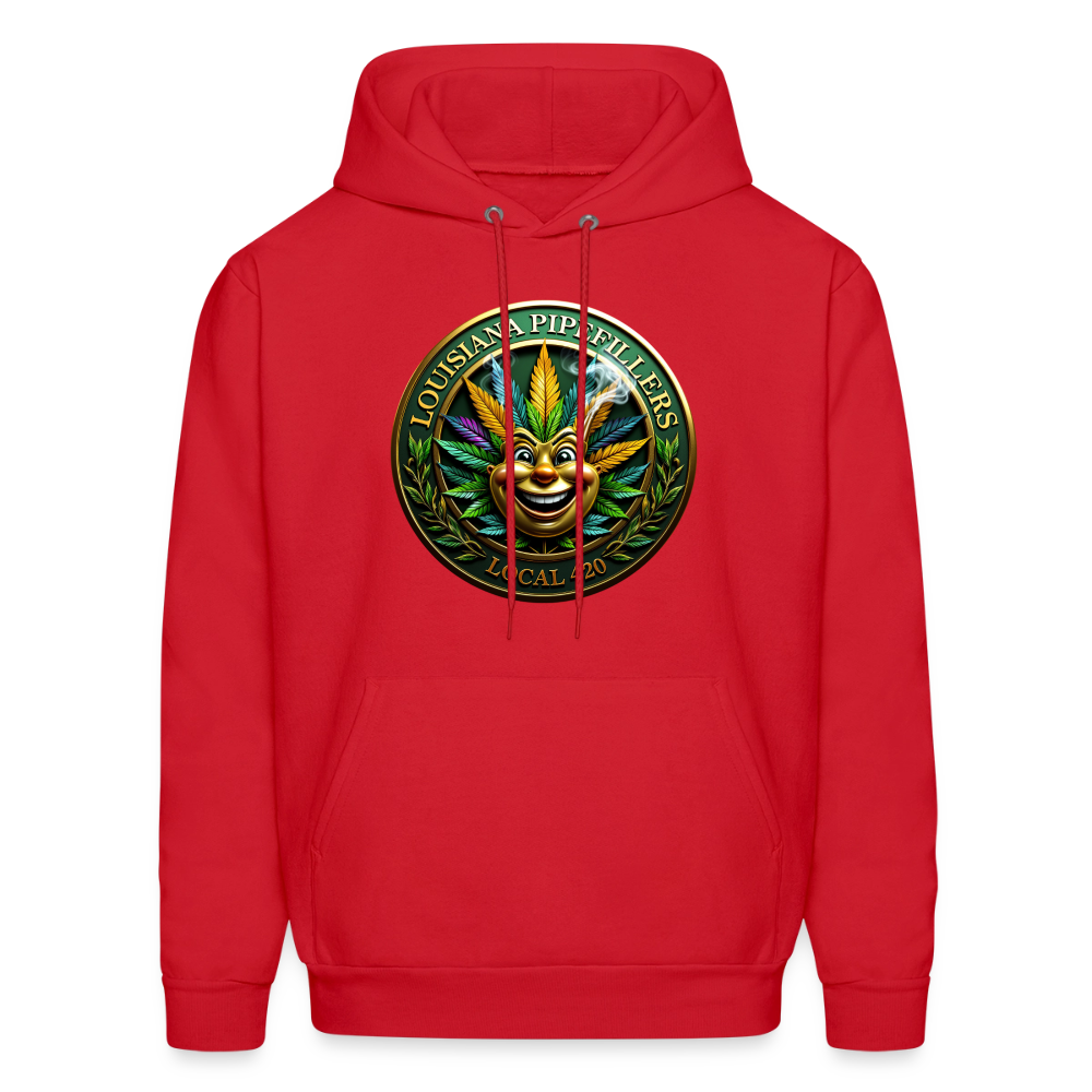 LOUISIANA PIPEFILLERS LOCAL 420 Men's Hoodie - red