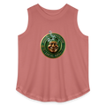 CONNECTICUT PIPEFILLERS LOCAL 420 F/B DESIGN Women's Curvy Relaxed Tank Top - mauve