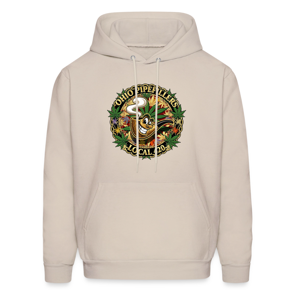 OHIO PIPEFILLERS LOCAL 420 Men's Hoodie - Sand