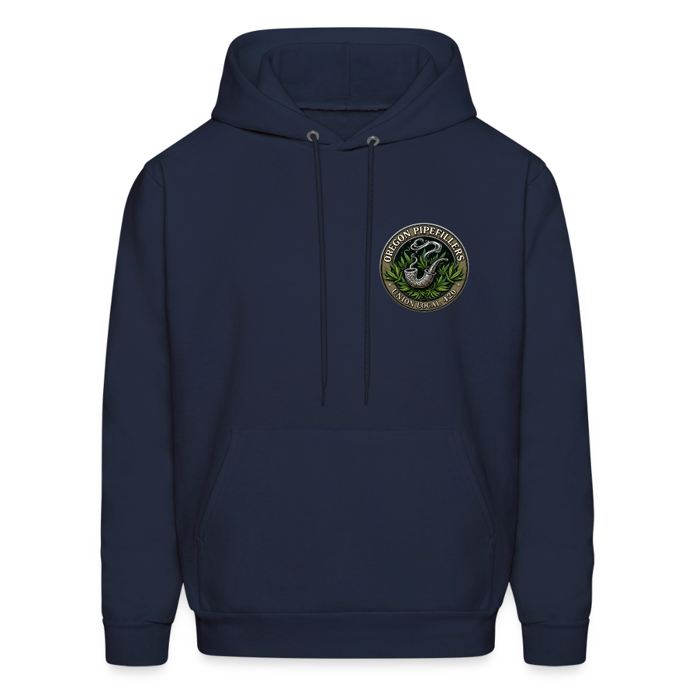 OREGON PIPEFILLERS UNION LOCAL 420 Men's Hoodie - navy