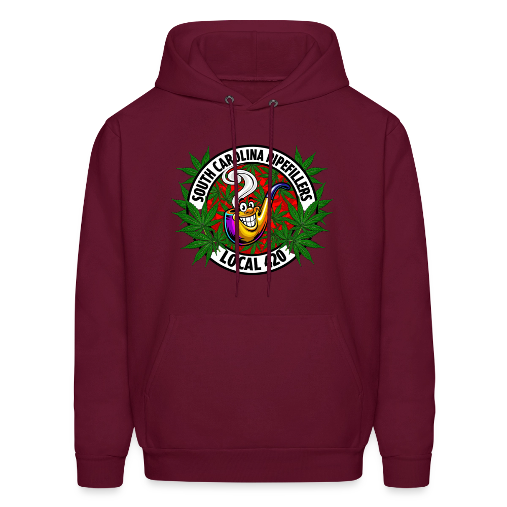 SOUTH CAROLINA PIPEFILLERS LOCAL 420 Men's Hoodie - burgundy