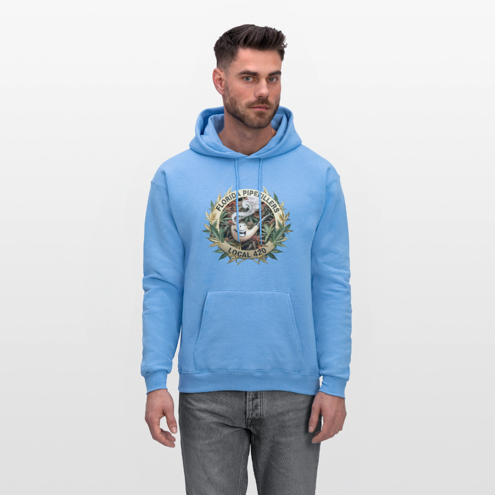 FLORIDA PIPEFILLERS LOCAL 420 Men's Hoodie - carolina blue