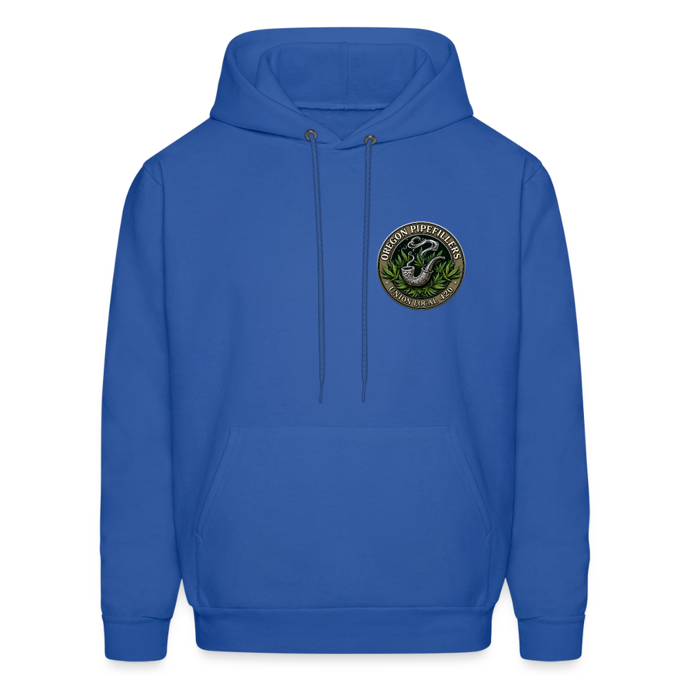 OREGON PIPEFILLERS UNION LOCAL 420 Men's Hoodie - royal blue