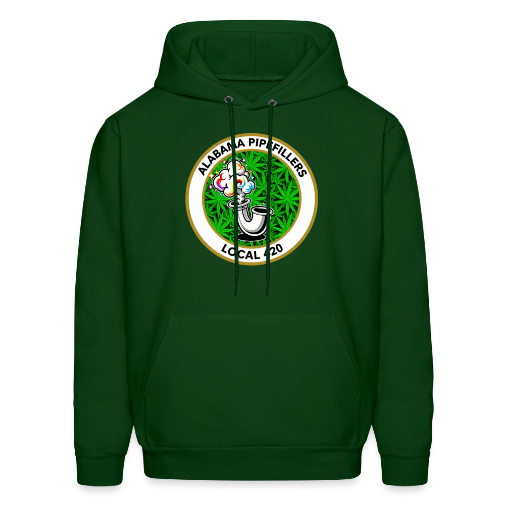 ALABAMA PIPEFILLERS LOCAL 420 Men's Hoodie - forest green