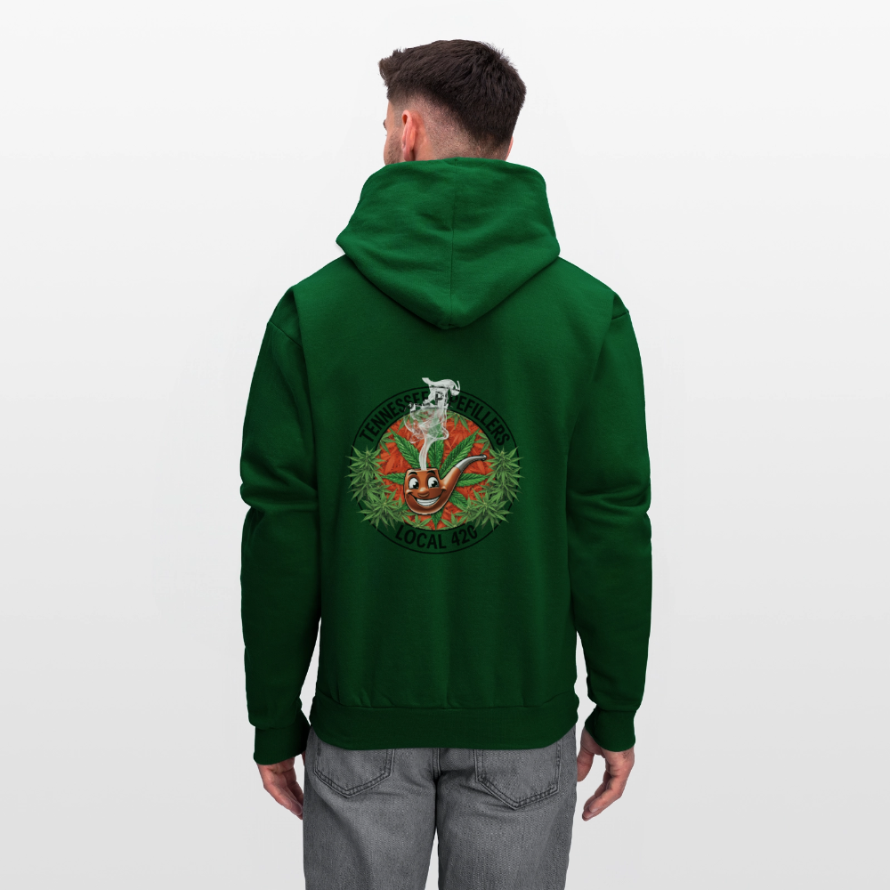 TENNESSEE PIPEFILLERS LOCAL 420 Men's Hoodie - forest green