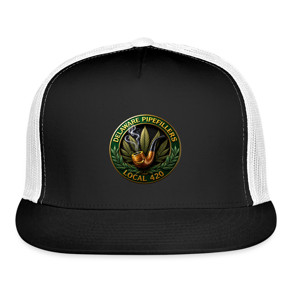 DELAWARE  PIPEFILLERS LOCAL 420 Trucker Hat - black/white