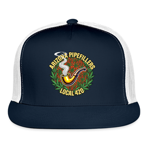 ARIZONA PIPEFILLERS LOCAL 420 Trucker Hat - navy/white