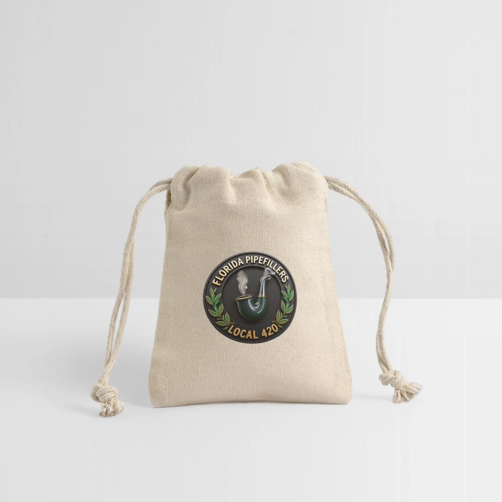 FLORIDA PIPEFILLERS LOCAL 420 Reusable Gift Bag - Natural