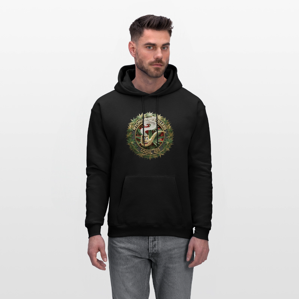 WYOMING PIPEFILLERS LOCAL 420 Men's Hoodie - black