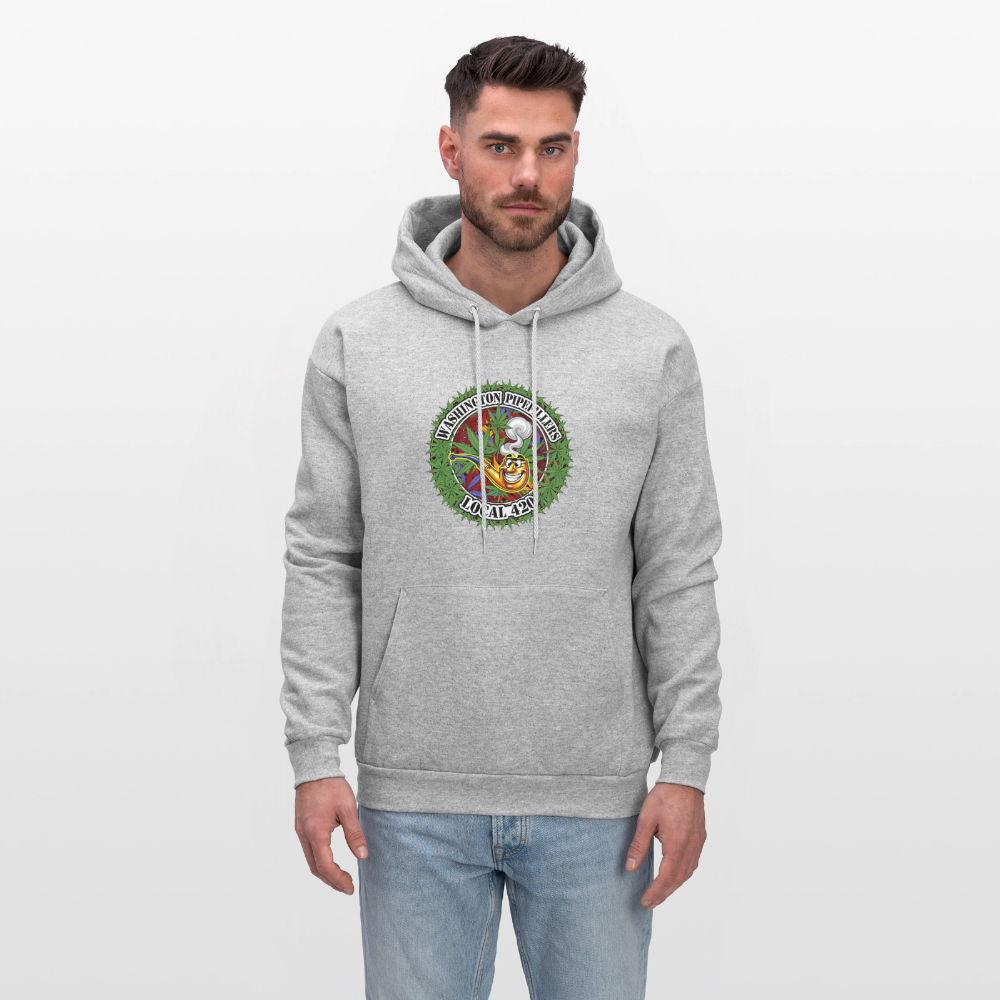WASHINGTON PIPEFILLERS LOCAL 420 Men's Hoodie - heather gray