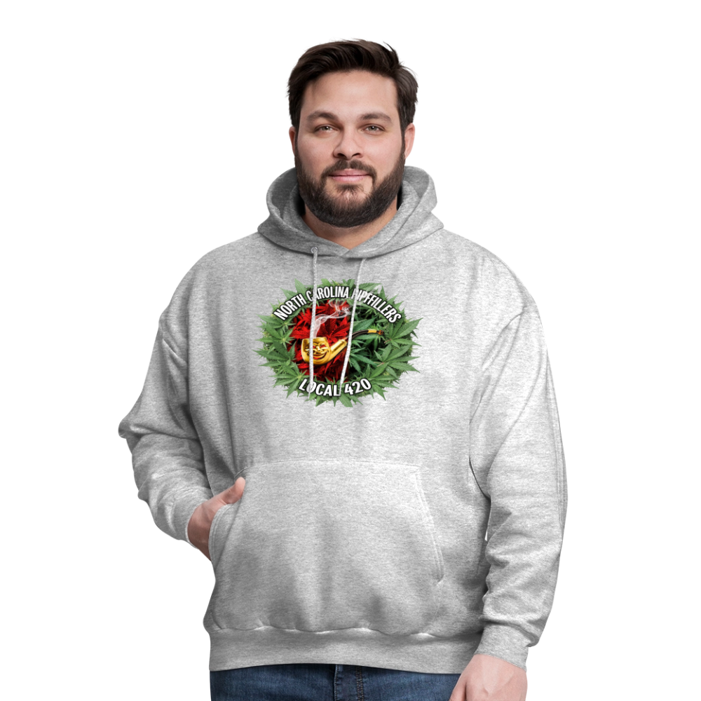 NORTH CAROLINA  PIPEFILLERS LOCAL 420 Men's Hoodie - heather gray