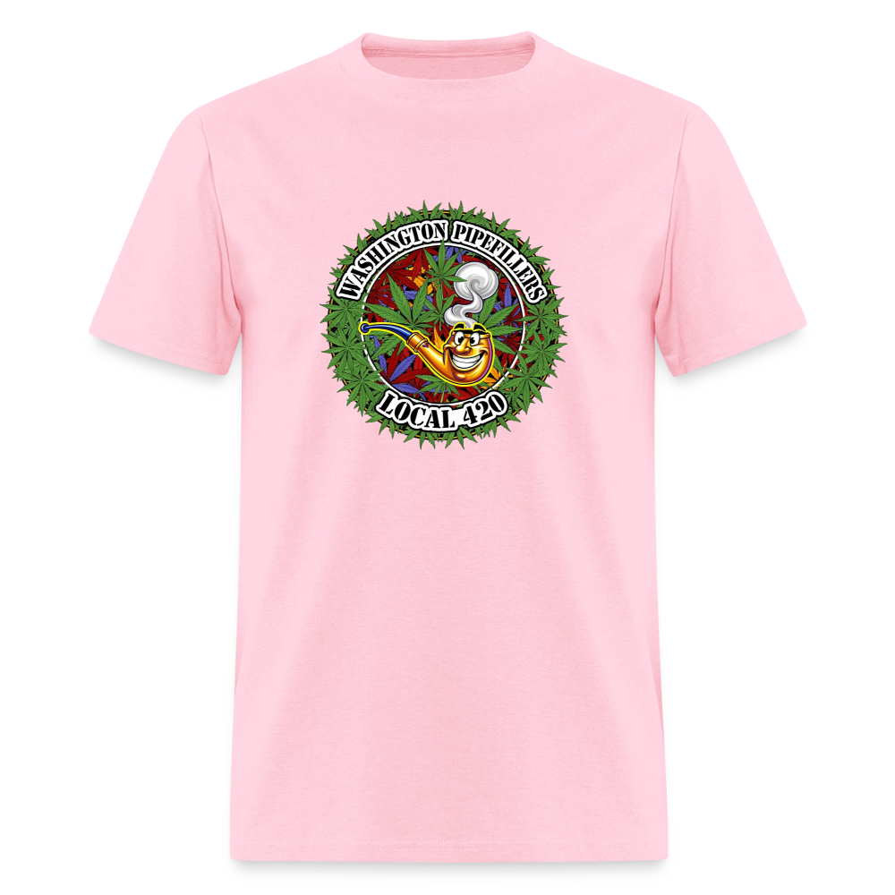 WASHINGTON PIPEFILLERS LOCAL 420 F/B DESIGN Men's T-Shirt - pink