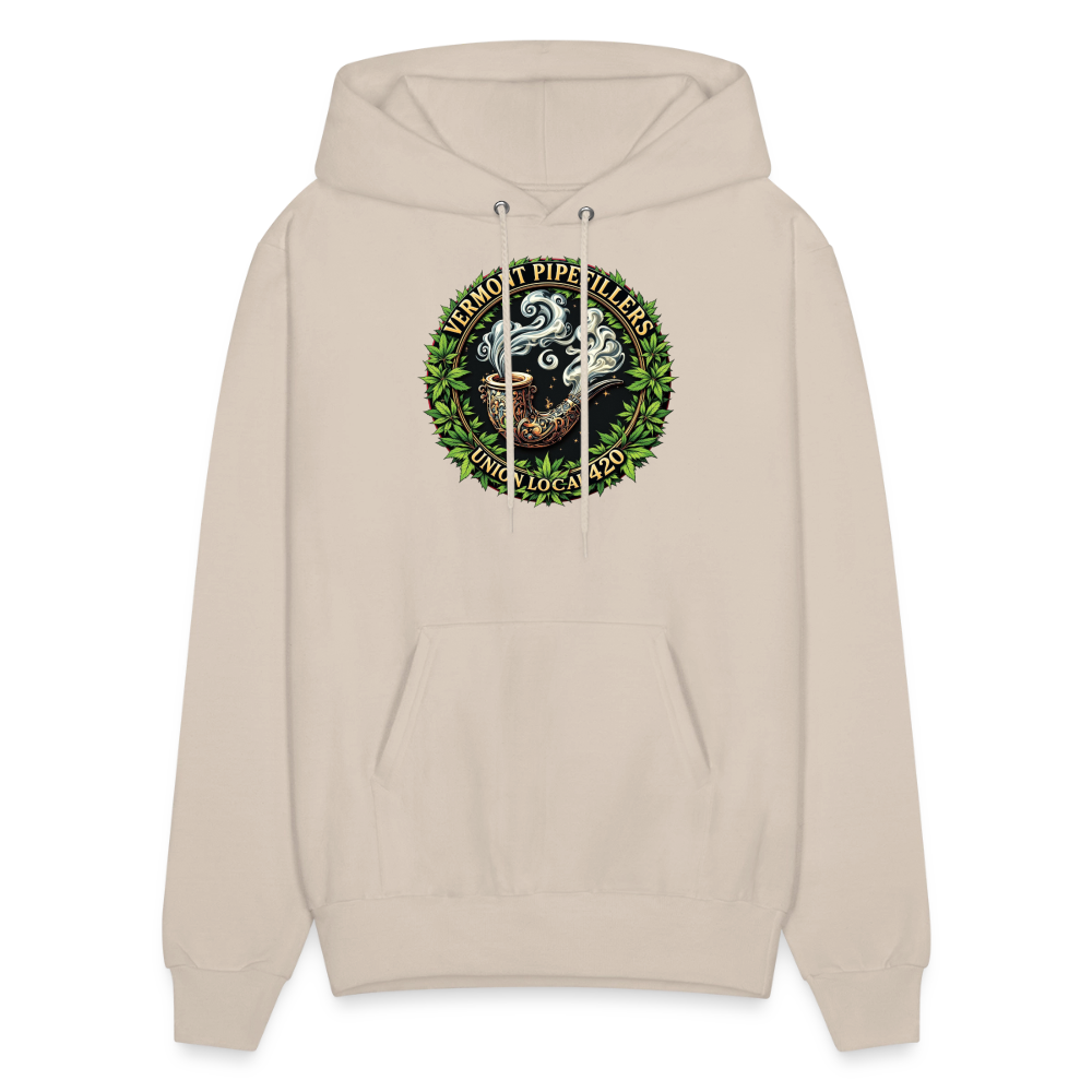 VERMONT PIPEFILLERS LOCAL 420 Men's Hoodie - Sand