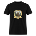 US PIPEFILLERS UNION LOCAL 420 RRO, "HERBIE HERBIVORE" Soft Cotton Tee - black