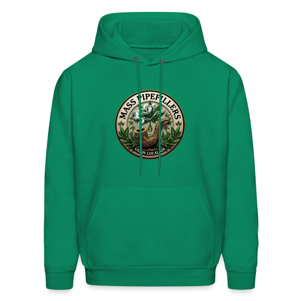MASS PIPEFILLERS LOCAL 420 Men's Hoodie - kelly green