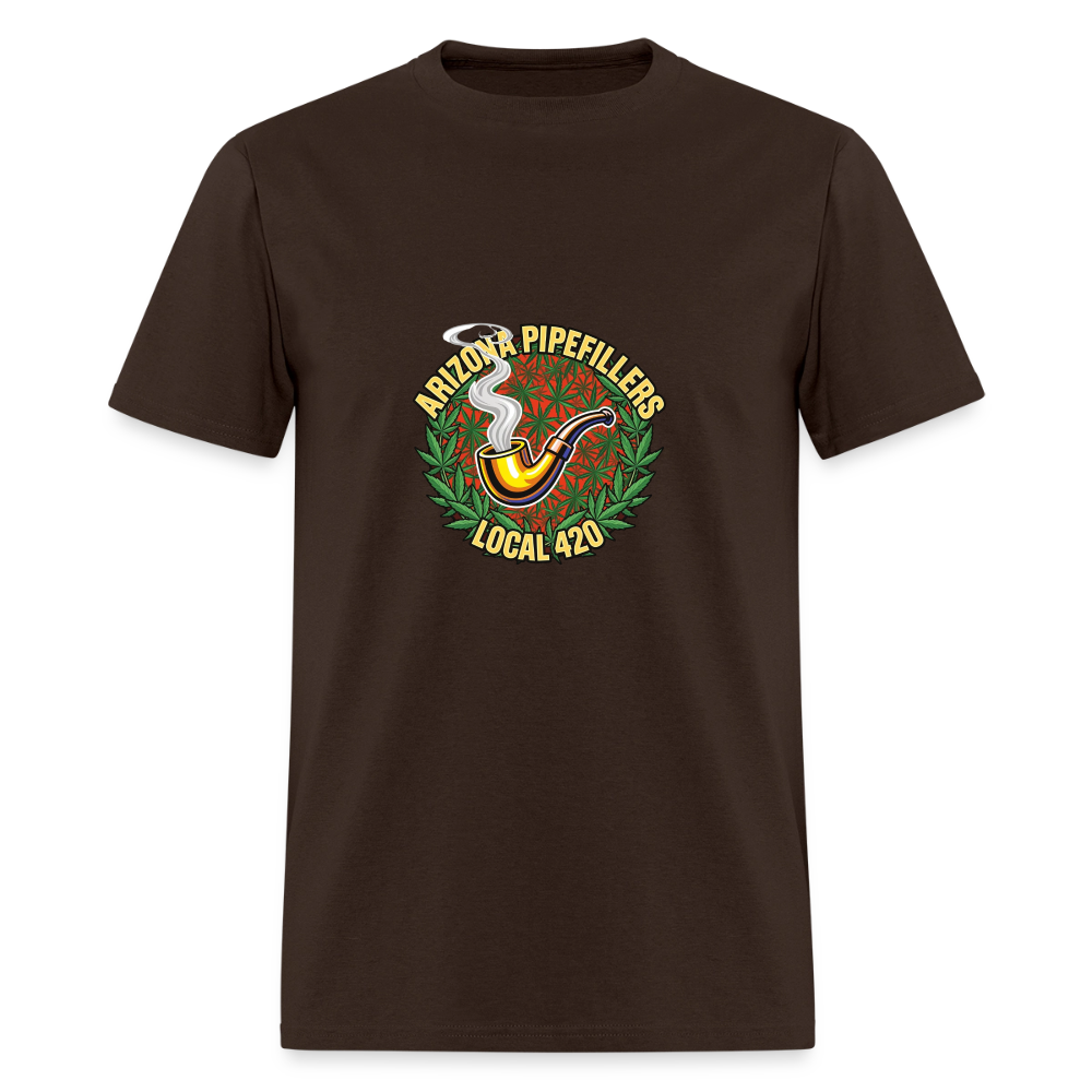 ARIZONA PIPEFILLERS LOCAL 420 MEN'S T-Shirt - brown