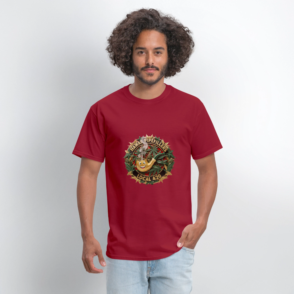 HAWAII PIPEFILLERS LOCAL 420 Men's T-Shirt - true red