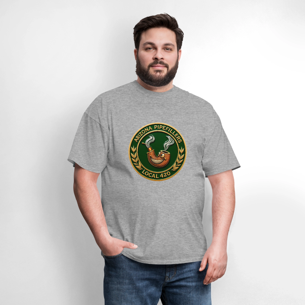 ARIZONIA PIPEFILLERS LOCAL 420 F/B DESIGN Men's T-Shirt - heather gray