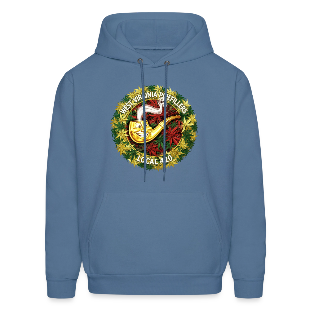 WEST VIRGINIA PIPIEFILLERS LOCAL 420 Men's Hoodie - denim blue