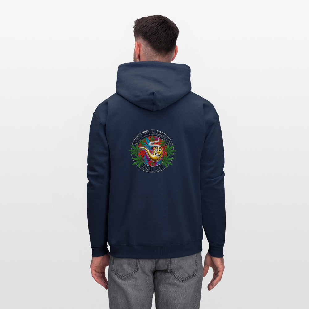 WEST VIRGINIA PIPEFILLERS LOCAL 420 F/B DESIGN  Men's  Hoodie - navy