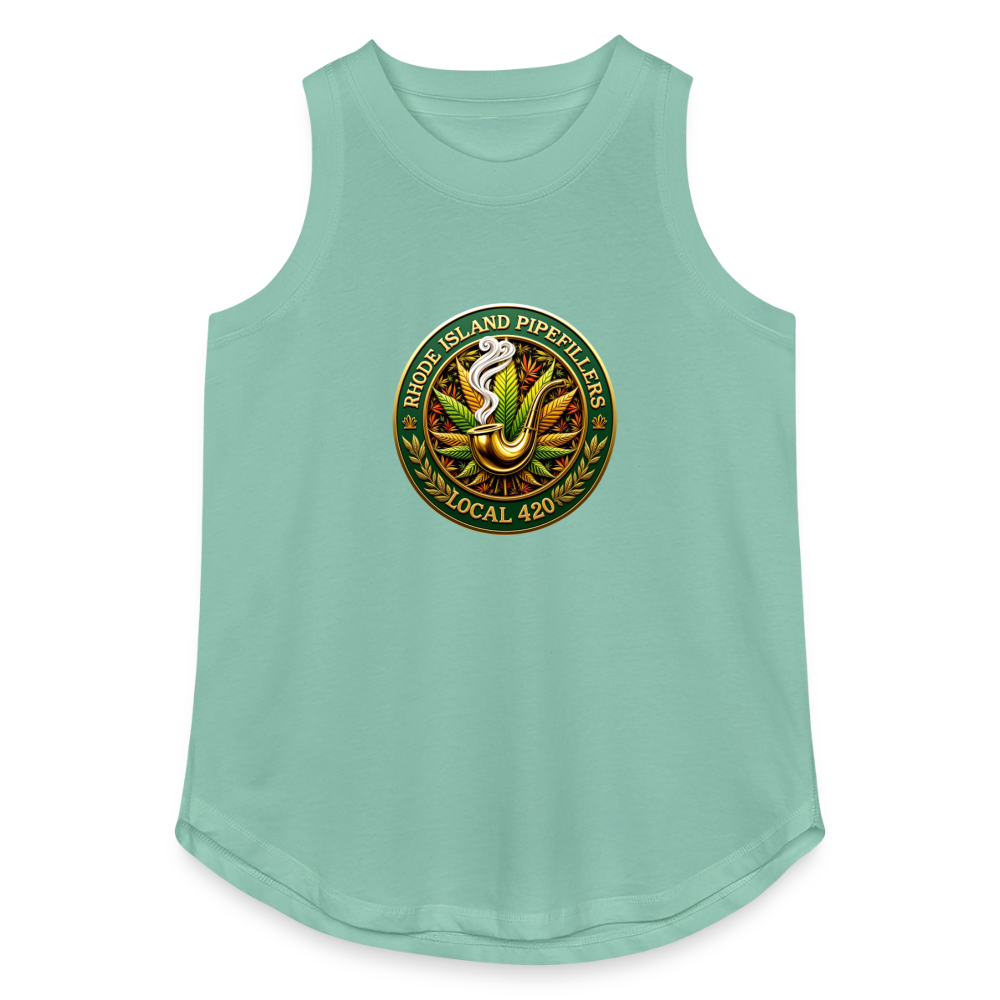 RHODE ISLAND PIPEFILLERS LOCAL 420 Women's Relaxed Tank Top - saltwater