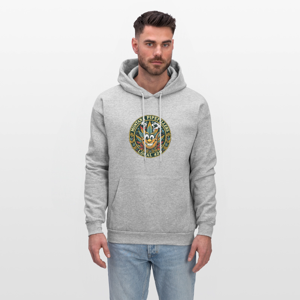 MONTANA PIPEFILLERS LOCAL 420 Men's Hoodie - heather gray