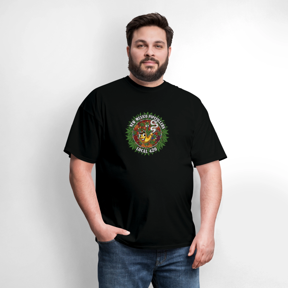 NEW MEXICO PIPEFILLERS LOCAL 420 MEN'S T-Shirt - black