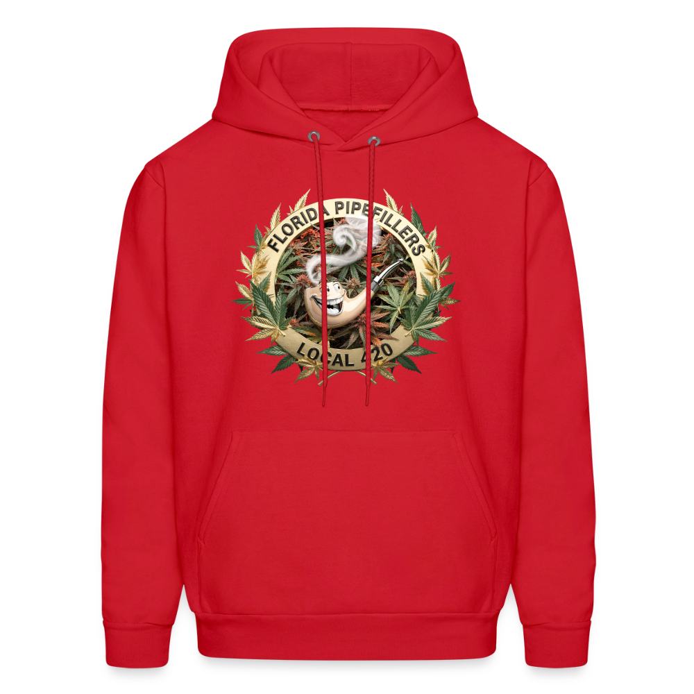 FLORIDA PIPEFILLERS LOCAL 420 Men's Hoodie - red