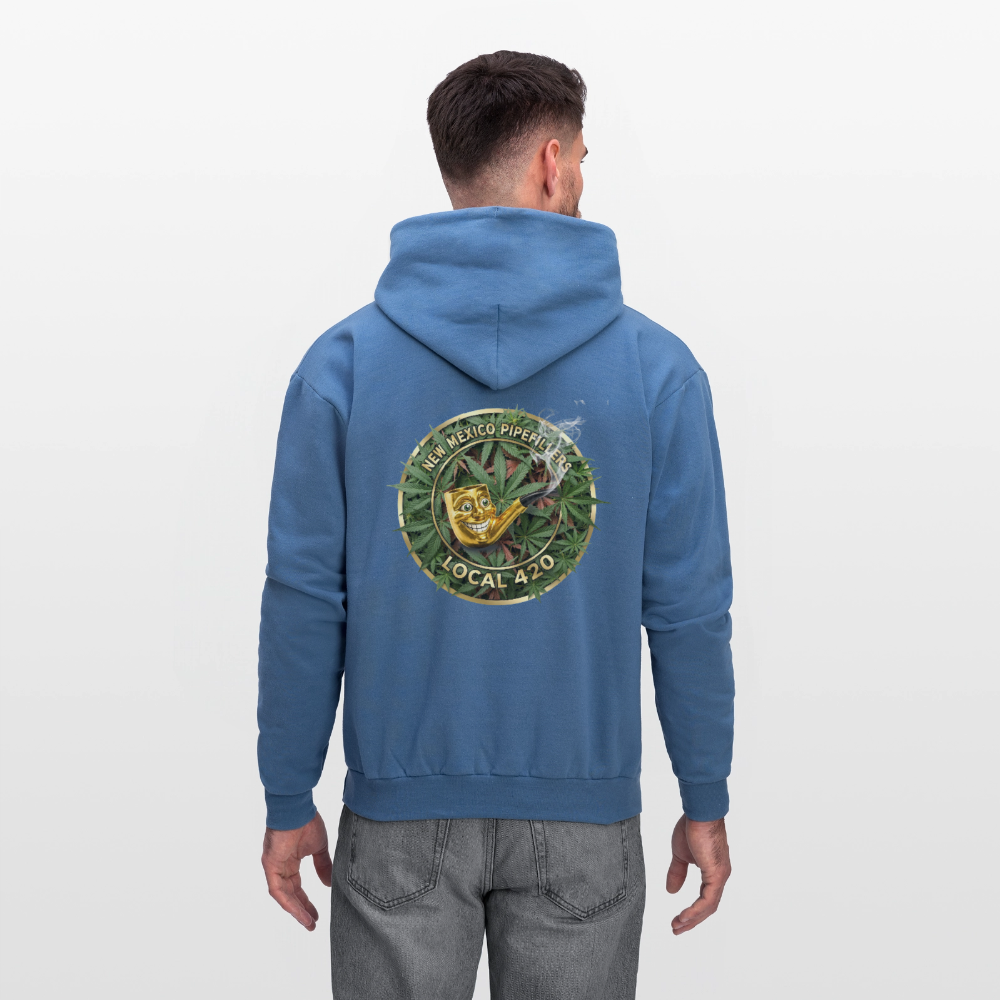 NEW MEXICO PIPEFILLERS LOCAL 420 Men's Hoodie - denim blue