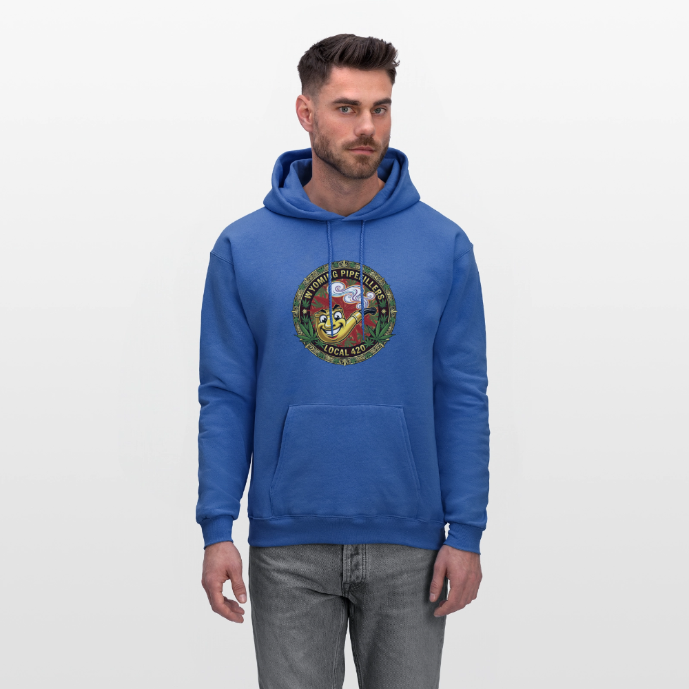 WYOMING PIPEFILLERS LOCAL 420 F/B DESIGN Men's Hoodie - royal blue