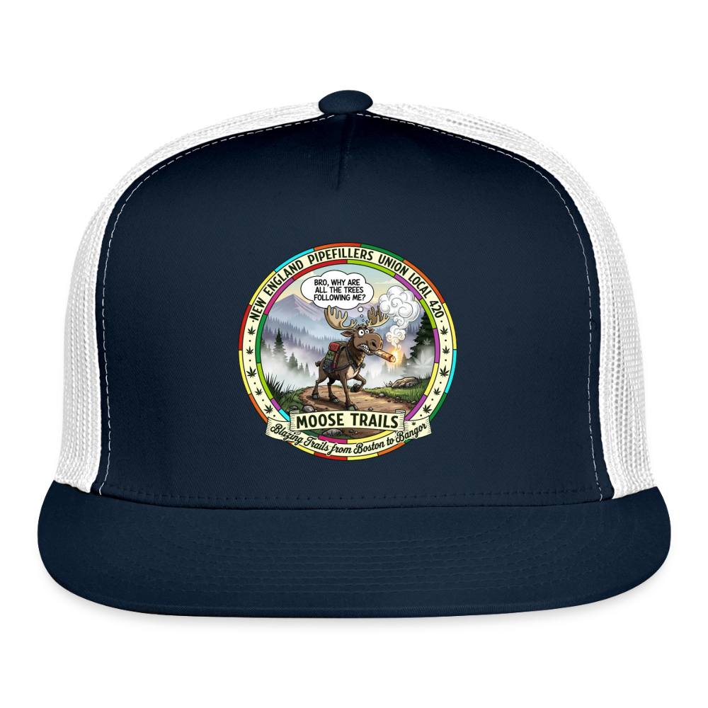 Trucker Hat - navy/white