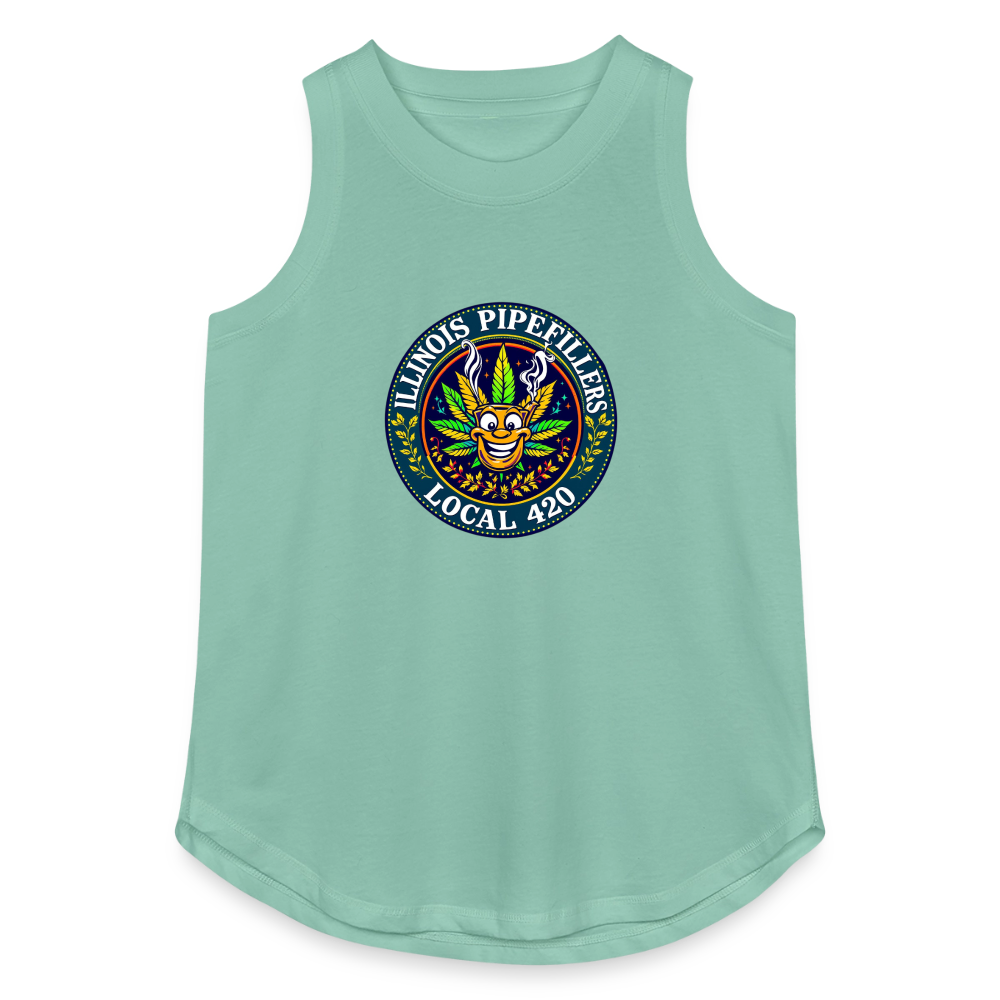 ILLINOIS PIPEFILLERS LOCAL 420 Women's Relaxed Tank Top - saltwater