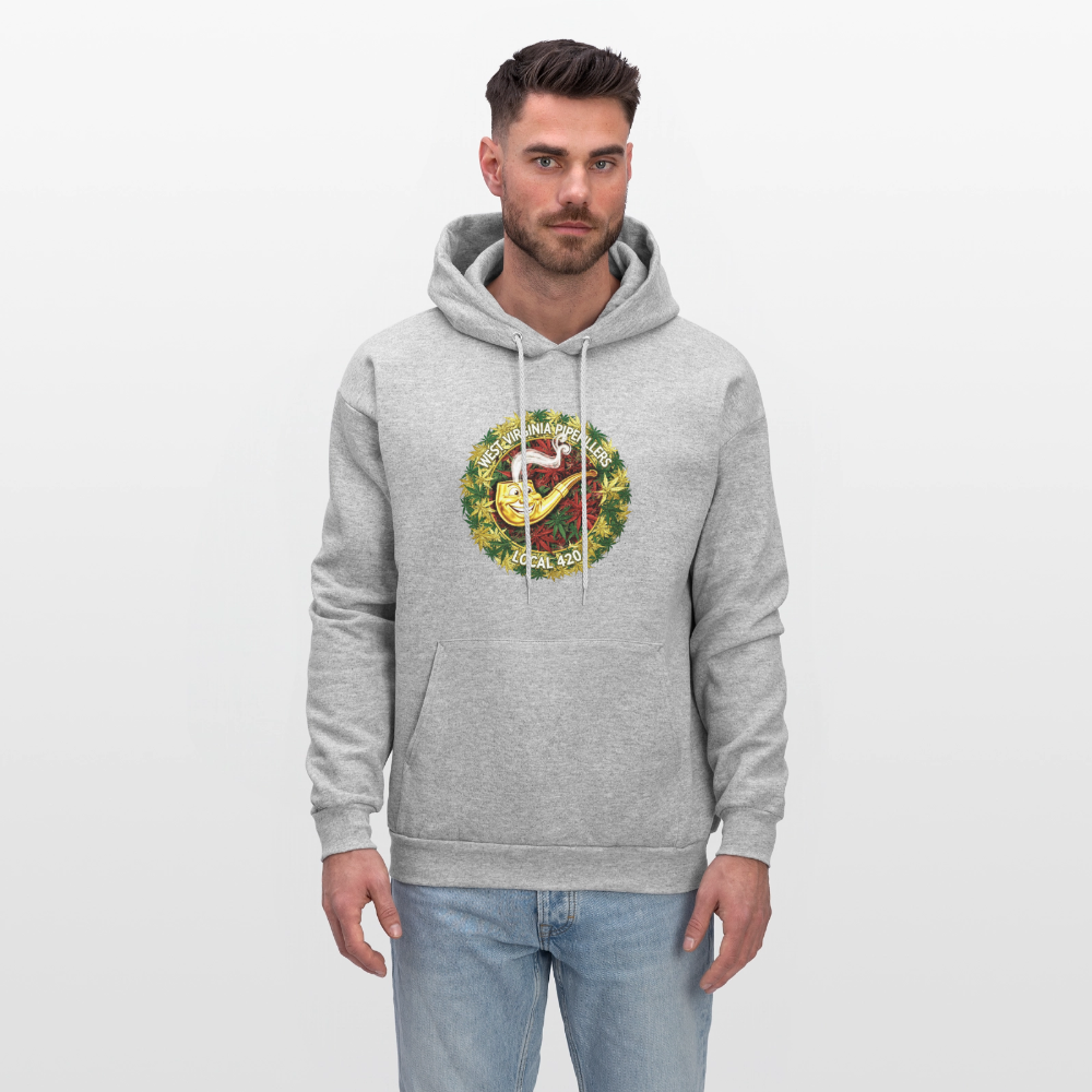WEST VIRGINIA PIPIEFILLERS LOCAL 420 Men's Hoodie - heather gray