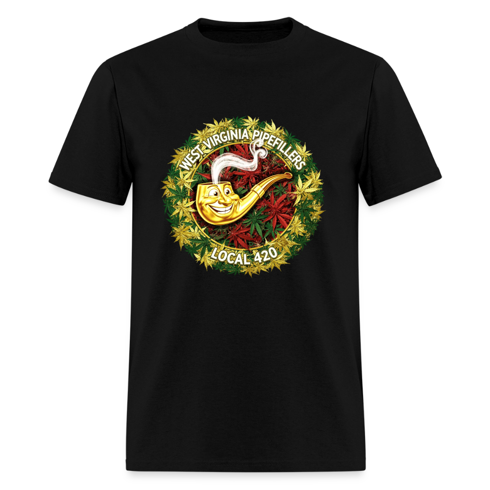WEST VIRGINIA PIPIEFILLERS LOCAL 420 Men's T-Shirt - black