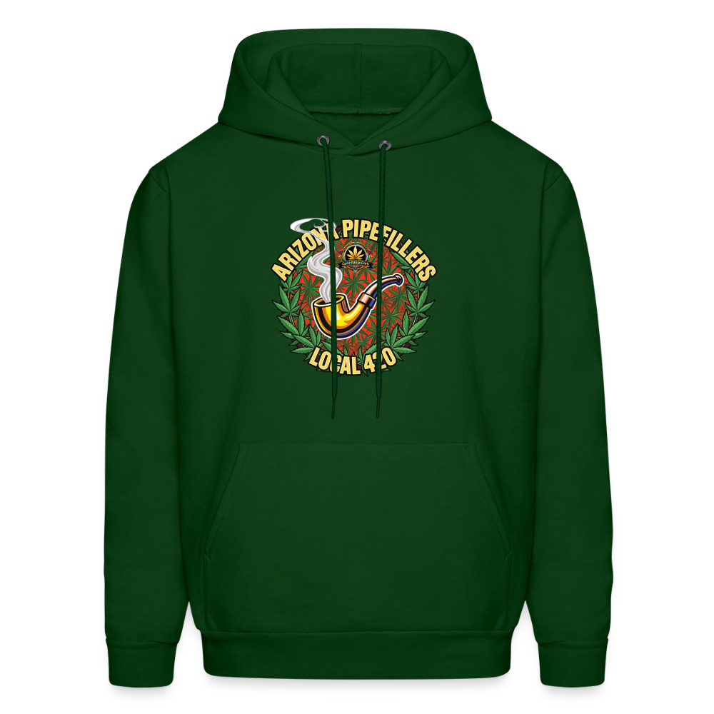ARIZONA PIPEFILLERS LOCAL 420 Men's Hoodie - forest green