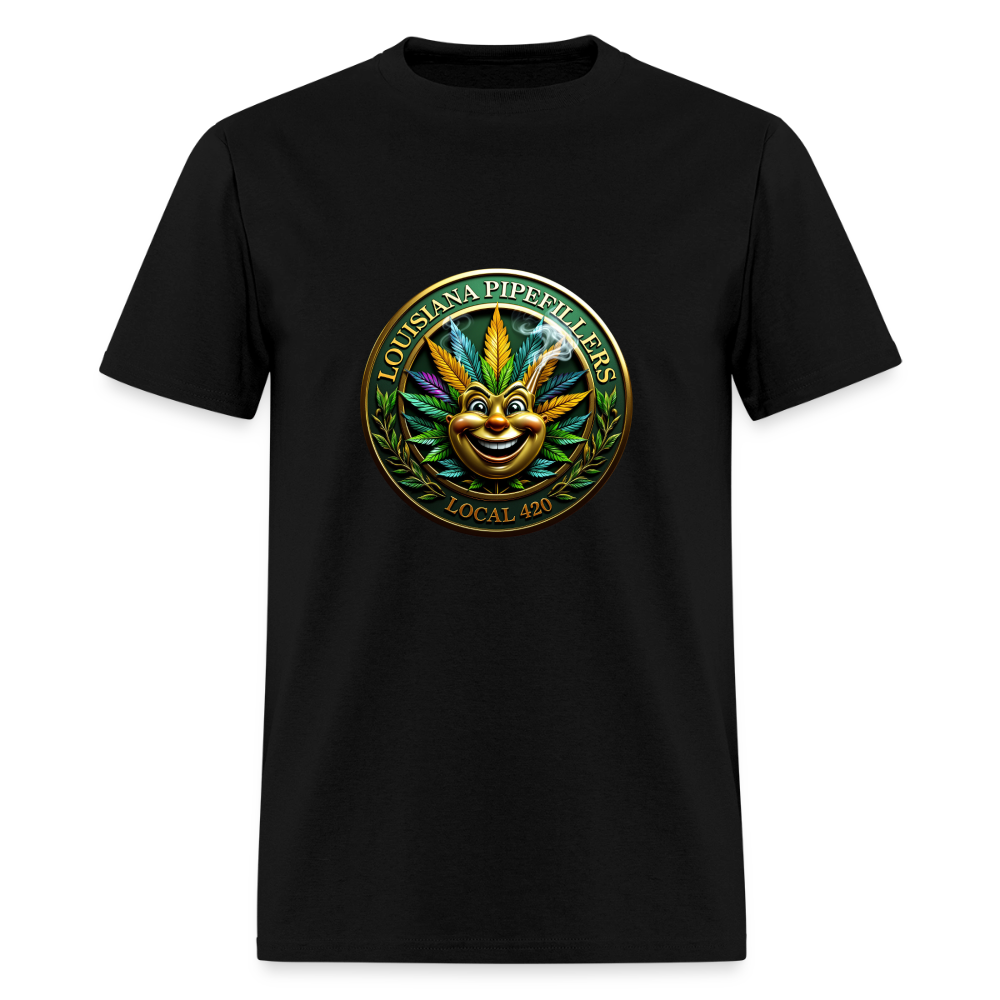 LOUISIANA PIPEFILLERS LOCAL 420 Men's T-Shirt - black