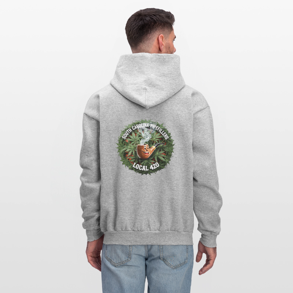 SOUTH CAROLINA PIPEFILLERS LOCAL 420 F/B DESIGN Men's Hoodie - heather gray