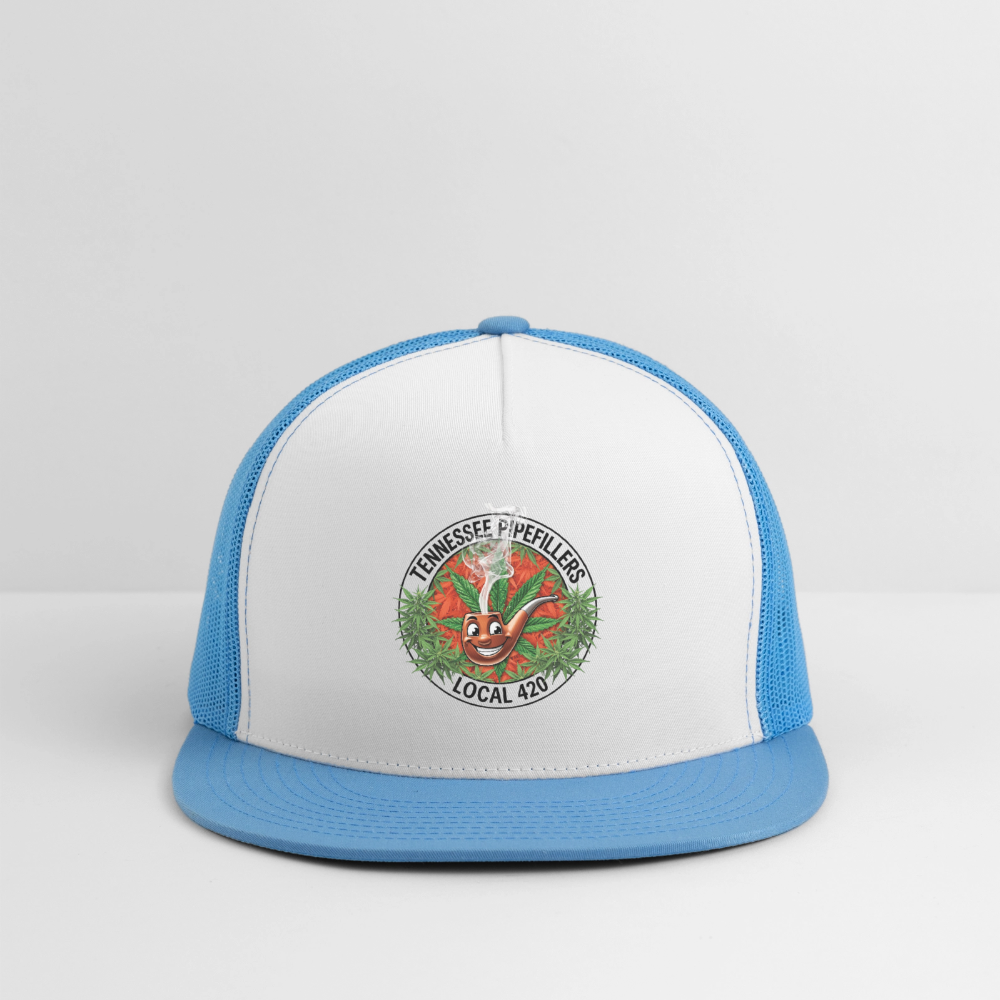 TENNESSEE PIPEFILLERS LOCAL 420 Trucker Hat - white/blue