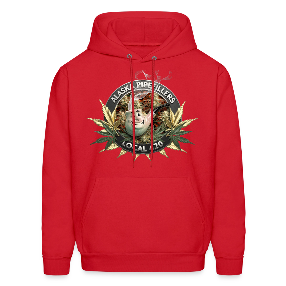 ALASKA  PIPEFILLERS LOCAL 420 F/B DESIGN Men's Hoodie - red