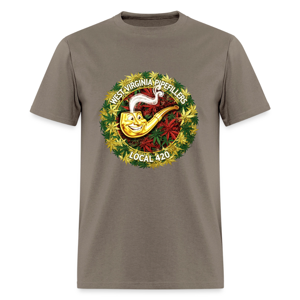 WEST VIRGINIA PIPIEFILLERS LOCAL 420 Men's T-Shirt - safari
