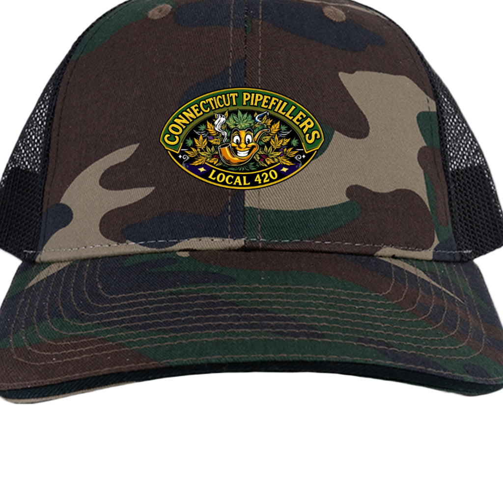 Green Camo/ Black - S102 - FRONT