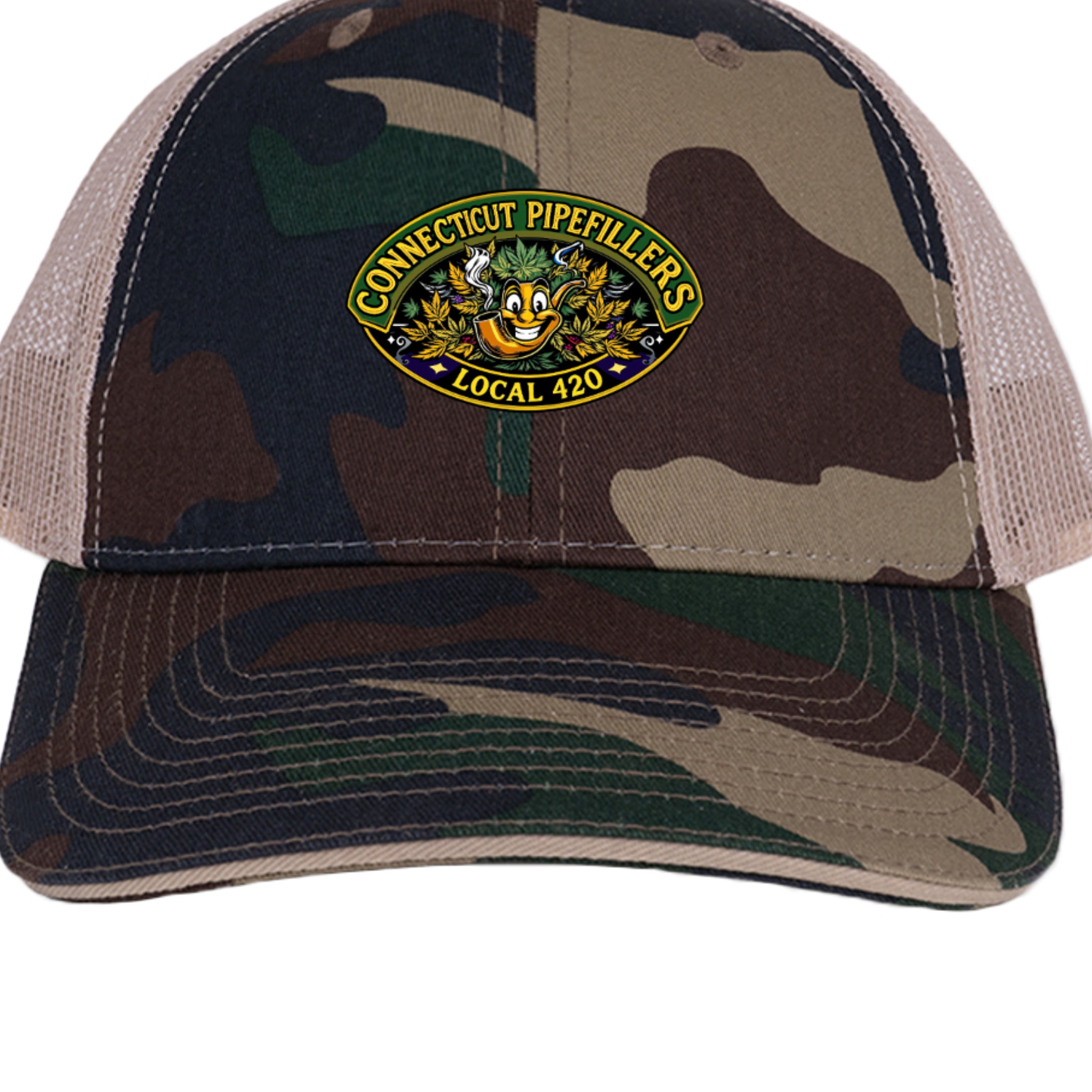Green Camo/ Tan - S102 - FRONT